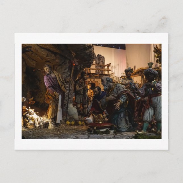 Carte Postale La crèche au Vatican (Devant)