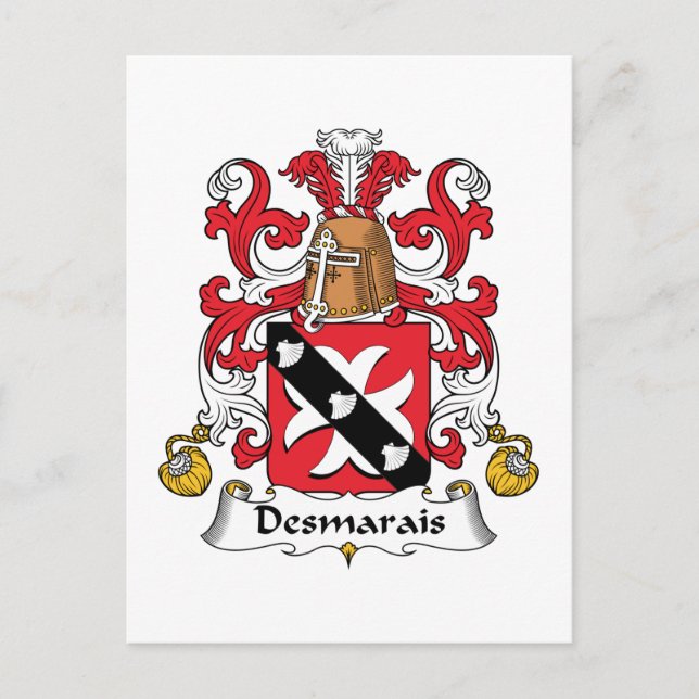 Carte Postale La crête de famille Desmarais (Devant)