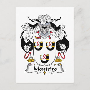 Carte Postale La crête de famille Monteiro