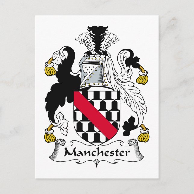 Carte Postale La crête de la famille Manchester (Devant)