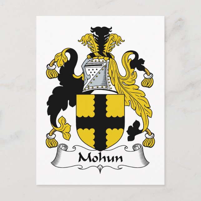 Carte Postale La crête de la famille Mohun (Devant)