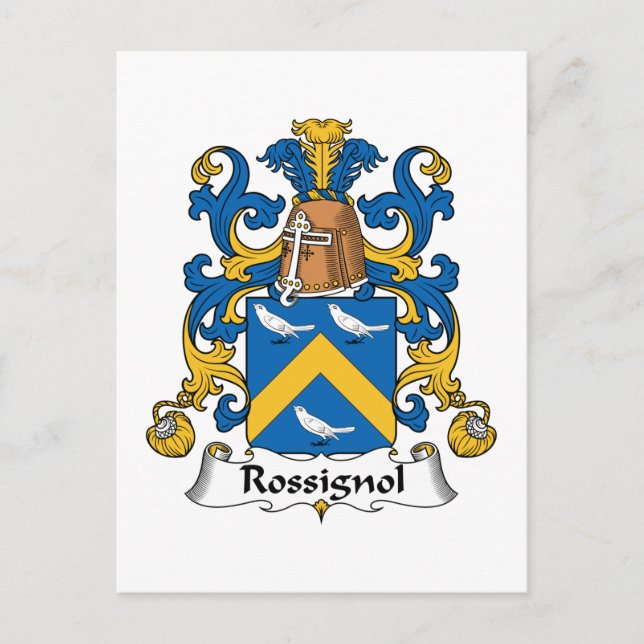 Carte Postale La crête de la famille Rossignol (Devant)
