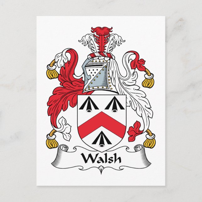 Carte Postale La crête de la famille Walsh (Devant)