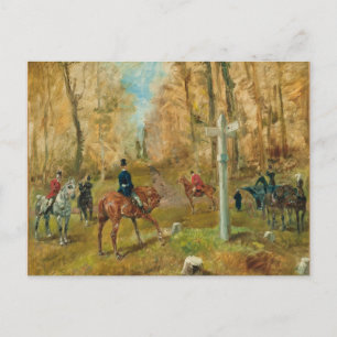 Carte Postale La croisee des chemins, 1883 (huile sur toile)