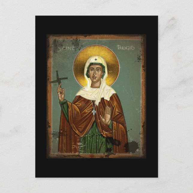Carte Postale La croix de sainte Brigitte (Devant)