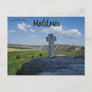 Carte Postale La Croix d'Orheiul Vechi Moldavie