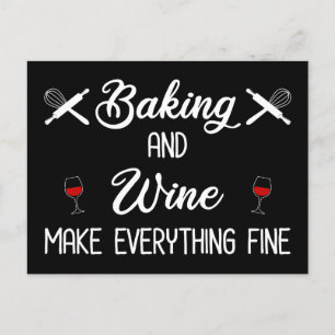 Carte Postale La Cuisine Et Le Vin Font Tout Bien