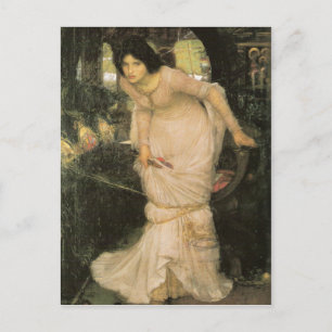 Carte Postale La Dame de Shalott - John William Waterhouse