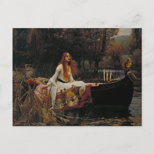 Carte Postale La dame de Shalott : une histoire de fantôme celti (Devant)