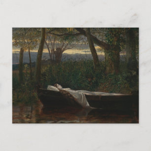 Carte Postale La Dame de Shalott   Walter Crane