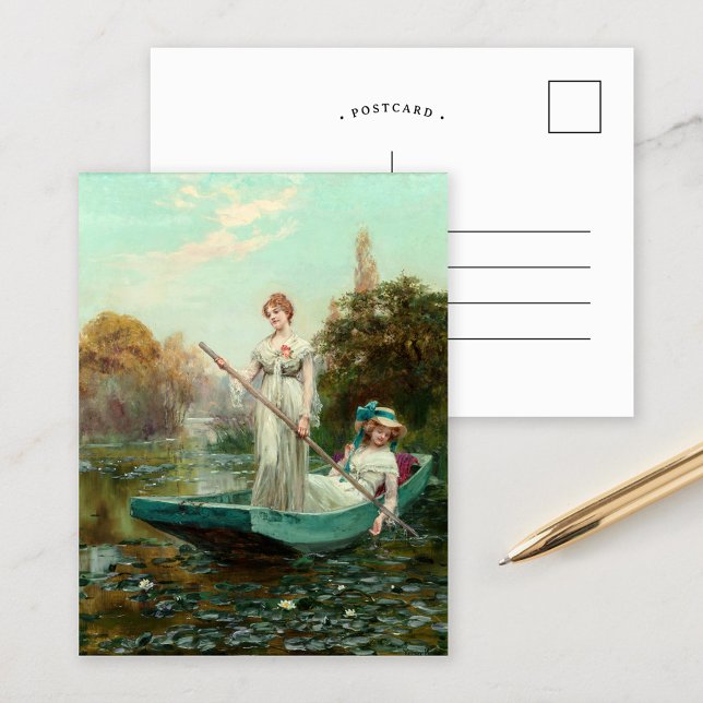Carte Postale La Dame du lac | Henry John Yeend King (Créateur téléchargé)