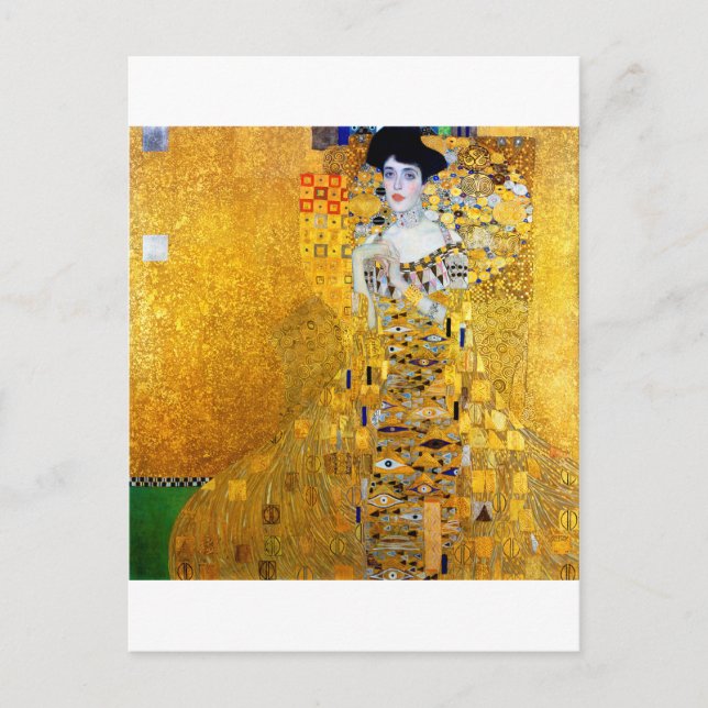 Carte Postale La Dame en or, Gustav Klimt (Devant)