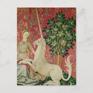 Carte Postale La Dame et la licorne : 'Vue'