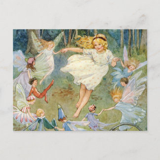 Carte Postale La danse dans l'anneau de fée