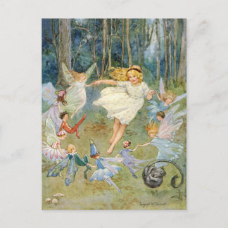 Carte Postale La danse dans l'anneau de fée