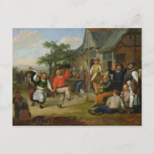 Carte Postale La Danse des paysans, 1678