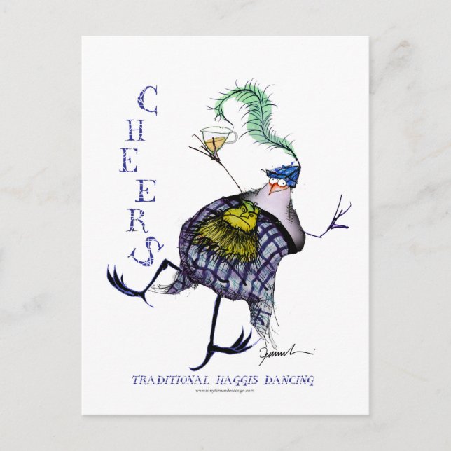 Carte Postale la danse du haggis (Devant)