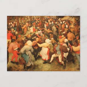 Carte Postale La Danse Mariage - 1566