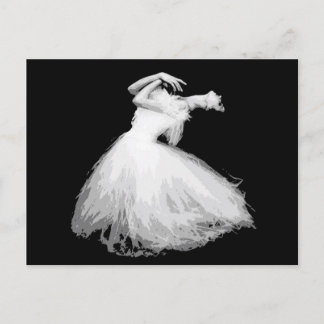 Carte Postale La danseuse classique a l'air de voler