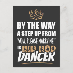 Carte Postale La danseuse Hip hop est l'ultime en appel. Cadeau