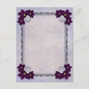 Carte Postale La date d'amour de coeurs personnalisent le destin