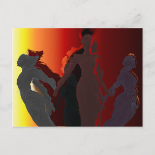 Carte Postale La déesse triple