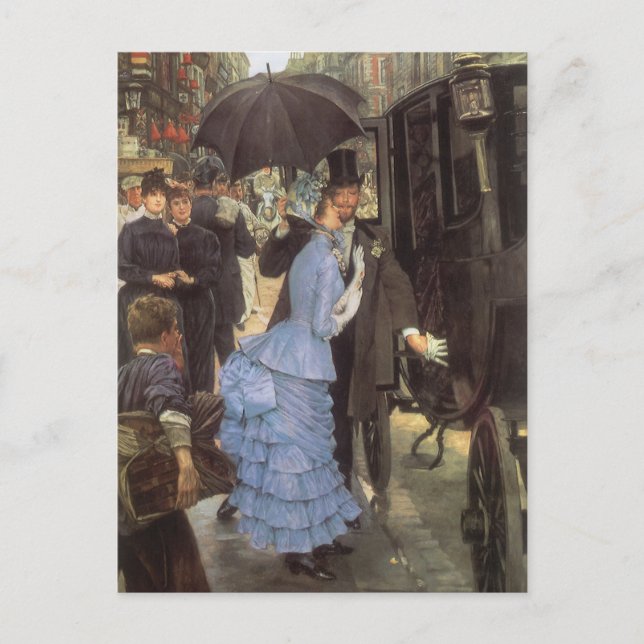Carte Postale La Demoiselle d'honneur (alias La Voyageuse) de Ja (Devant)