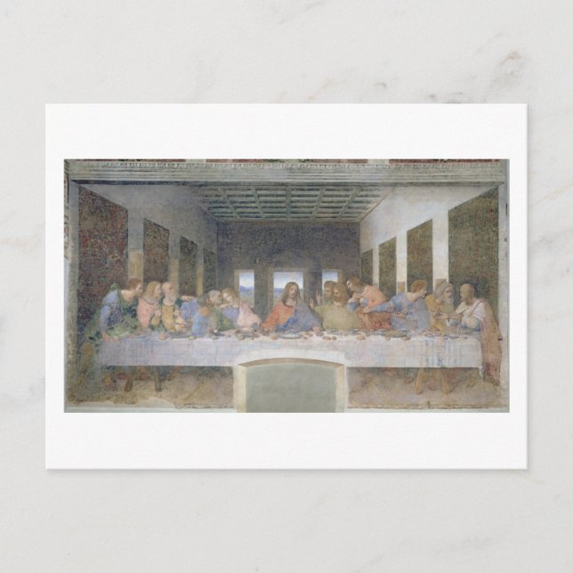 Carte Postale La Dernière Cène, 1495-97 (fresque) (Devant)