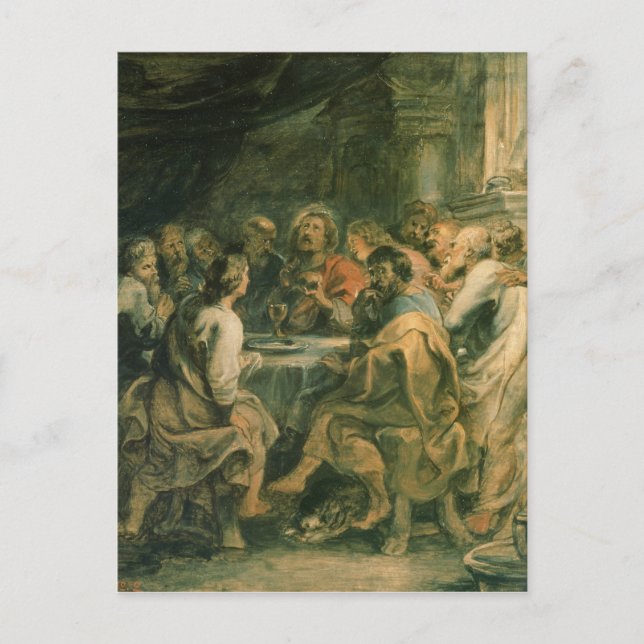 Carte Postale La Dernière Cène, c.1630-31 (Devant)