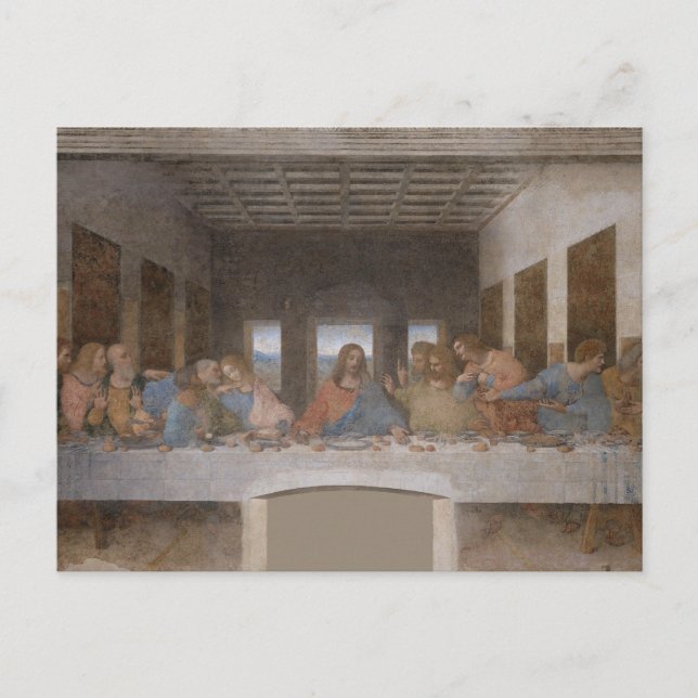 Carte Postale La Dernière Cène de Léonard de Vinci (Devant)
