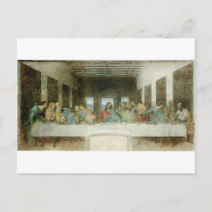 Carte Postale La Dernière Cène de Léonard de Vinci c. 1495-1498