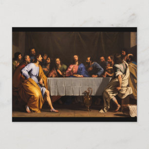 Carte Postale La Dernière Cène de Philippe de Champaigne (1648)