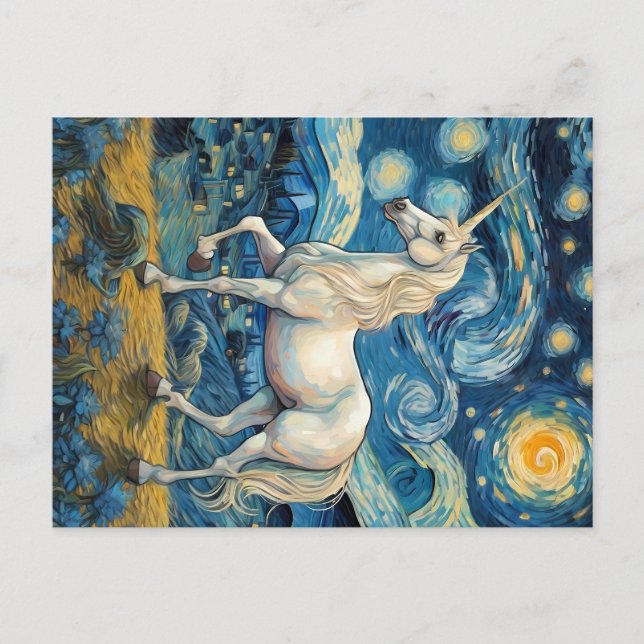 Carte Postale La Dernière licorne (Devant)