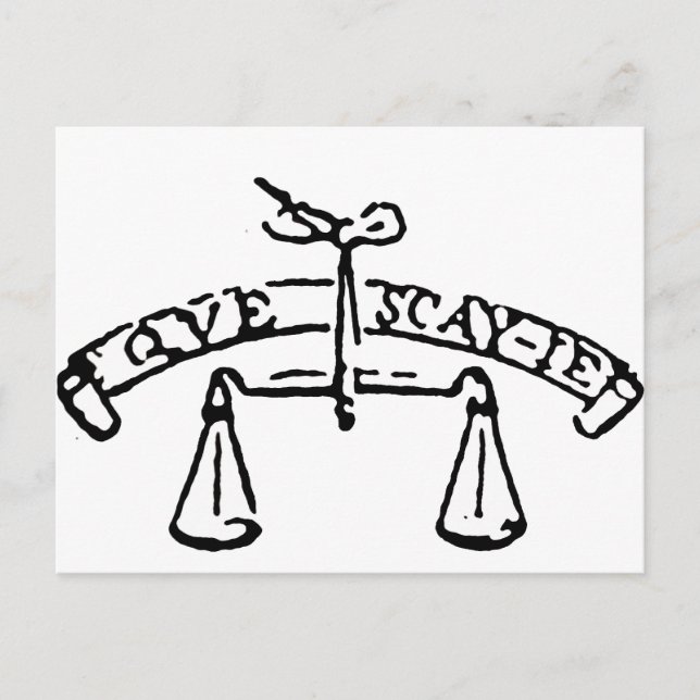 Carte Postale La devise de Montaigne : Que Sais-Je ? Que sais-je (Devant)