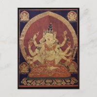 La divinité bouddhiste tibétaine de Guhyasamaja