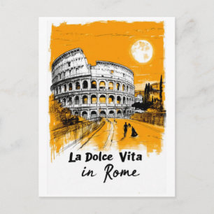 Carte Postale La Dolce Vita - Art du Poster