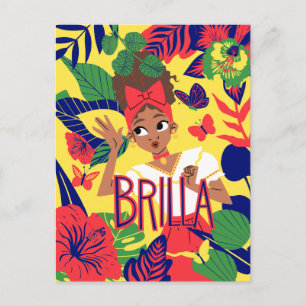 Carte Postale La Dolores d'Encanto   Graphique Floral