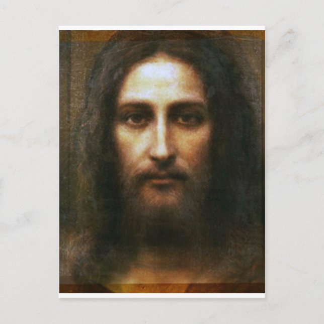 CARTE POSTALE LA FACE SAINTE DE JÉSUS, (Devant)
