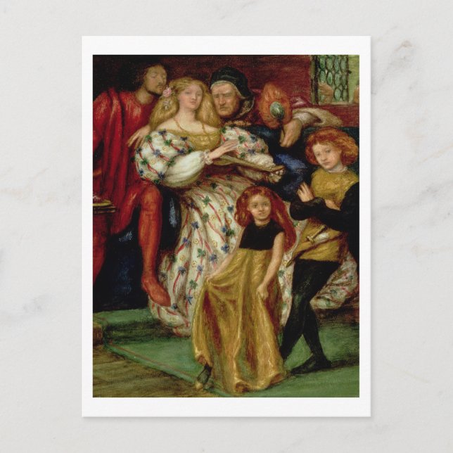 Carte Postale La famille Borgia, 1863 (Devant)
