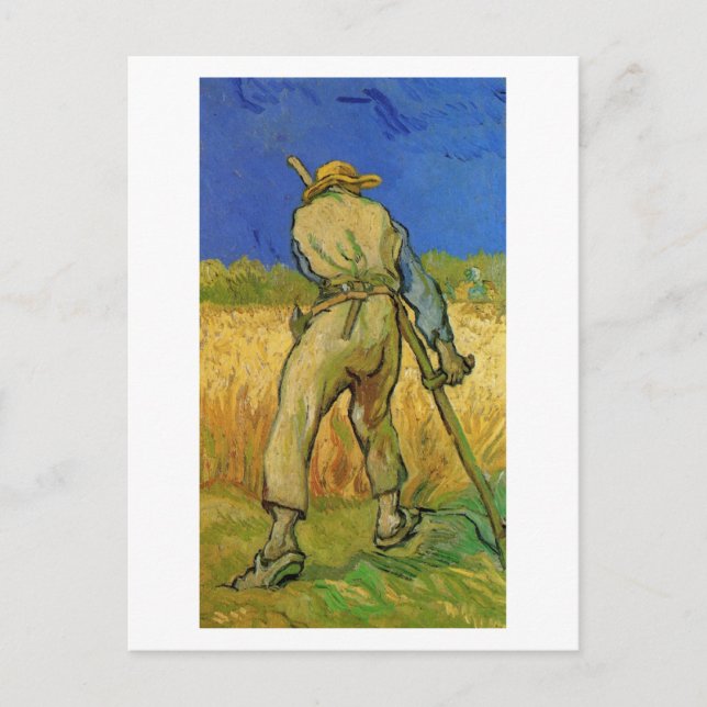 Carte Postale La Faucheuse (après Millet), Van Gogh Fine Art (Devant)