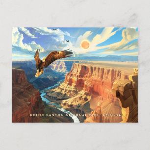 Carte Postale La faune du parc national du Grand Canyon Art Vint