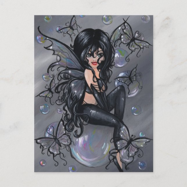 Carte postale "La Fée Noire" (Devant)