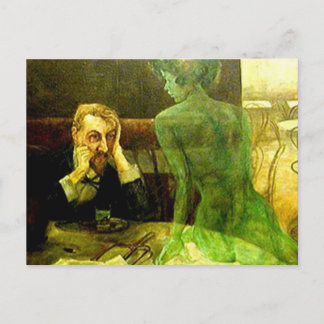 Carte Postale La Fée Verte : Absinthe