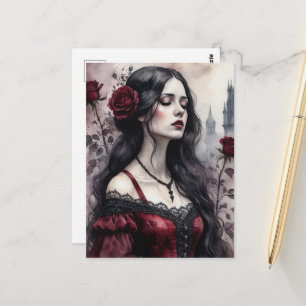 Carte Postale La femme gothique