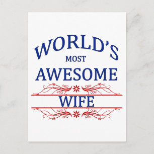 Carte Postale La femme la plus géniale du monde