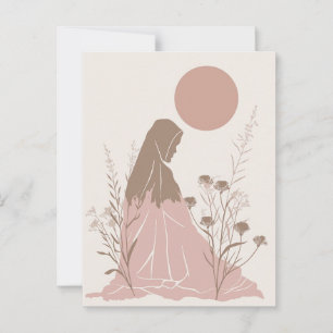 Carte Postale La femme spirituelle