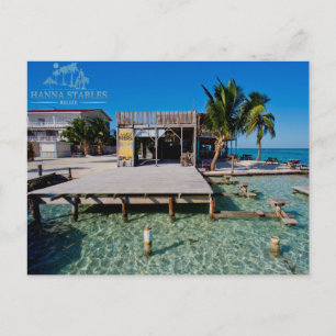 Carte Postale La fente au matoir de Caye, Belize