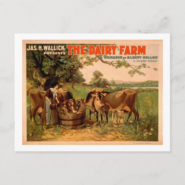 Carte Postale La ferme laitière une romance de Sleepy Hollow Jou (Devant)