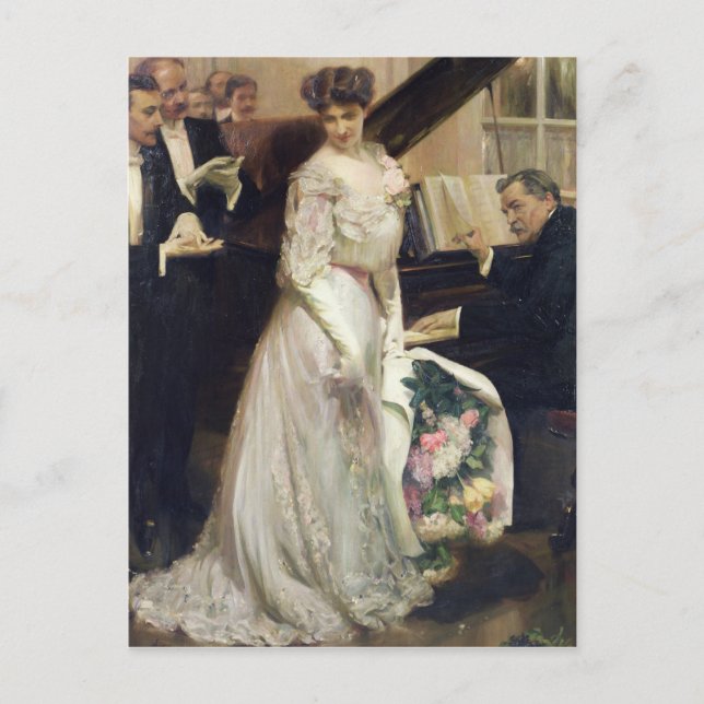 Carte Postale La fête, 1906 (Devant)