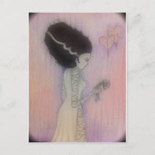 Carte Postale La fiancée de Frankenstein